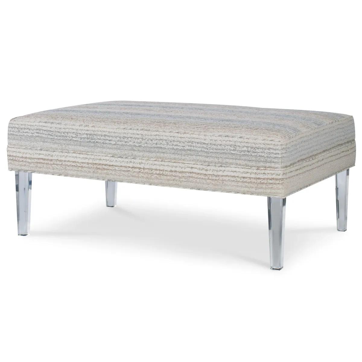 Aperitif Ottoman (Acrylic Legs)