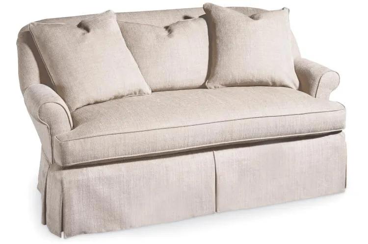 Sarah Skirted Settee