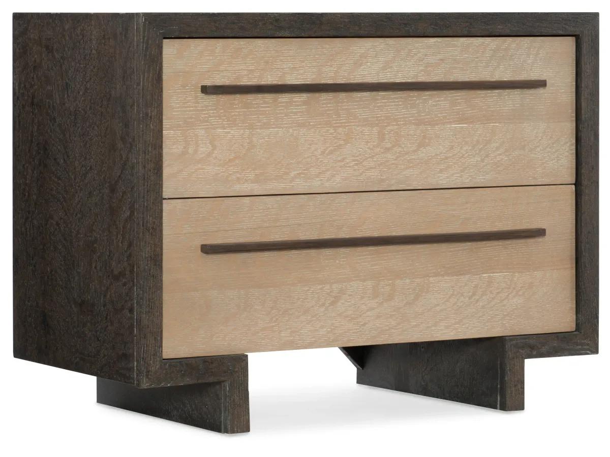 Hooker Furniture Bedroom Miramar Point Reyes Winslow Two-Drawer Nightstand