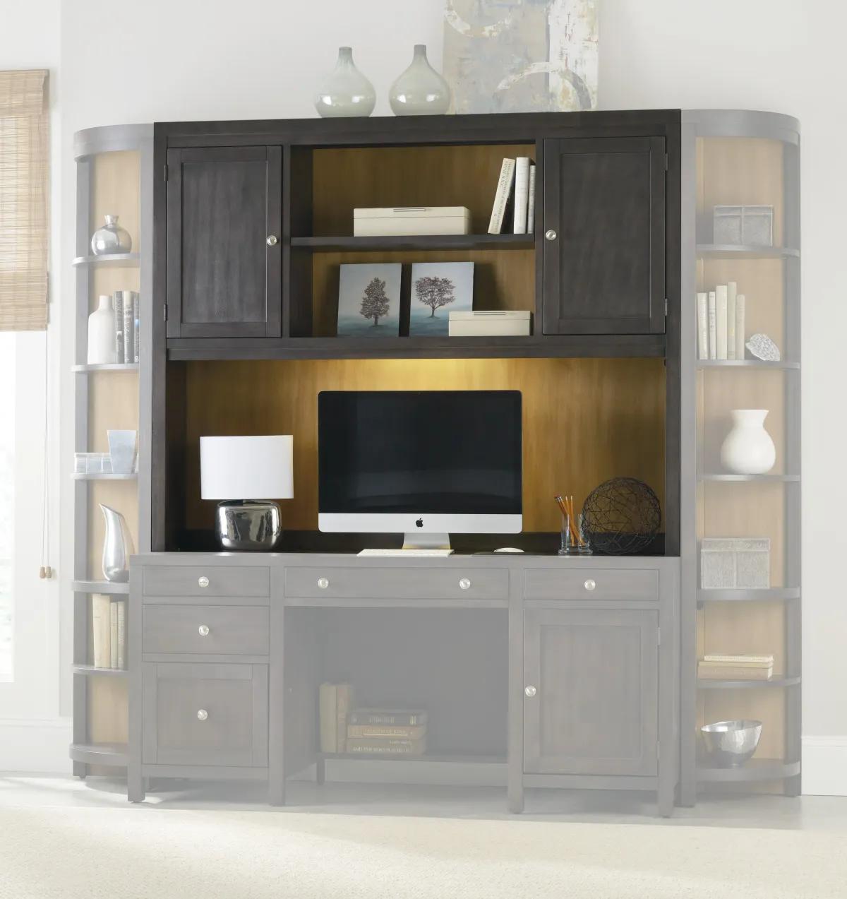 Hooker Furniture Home Office South Park Computer Credenza Hutch