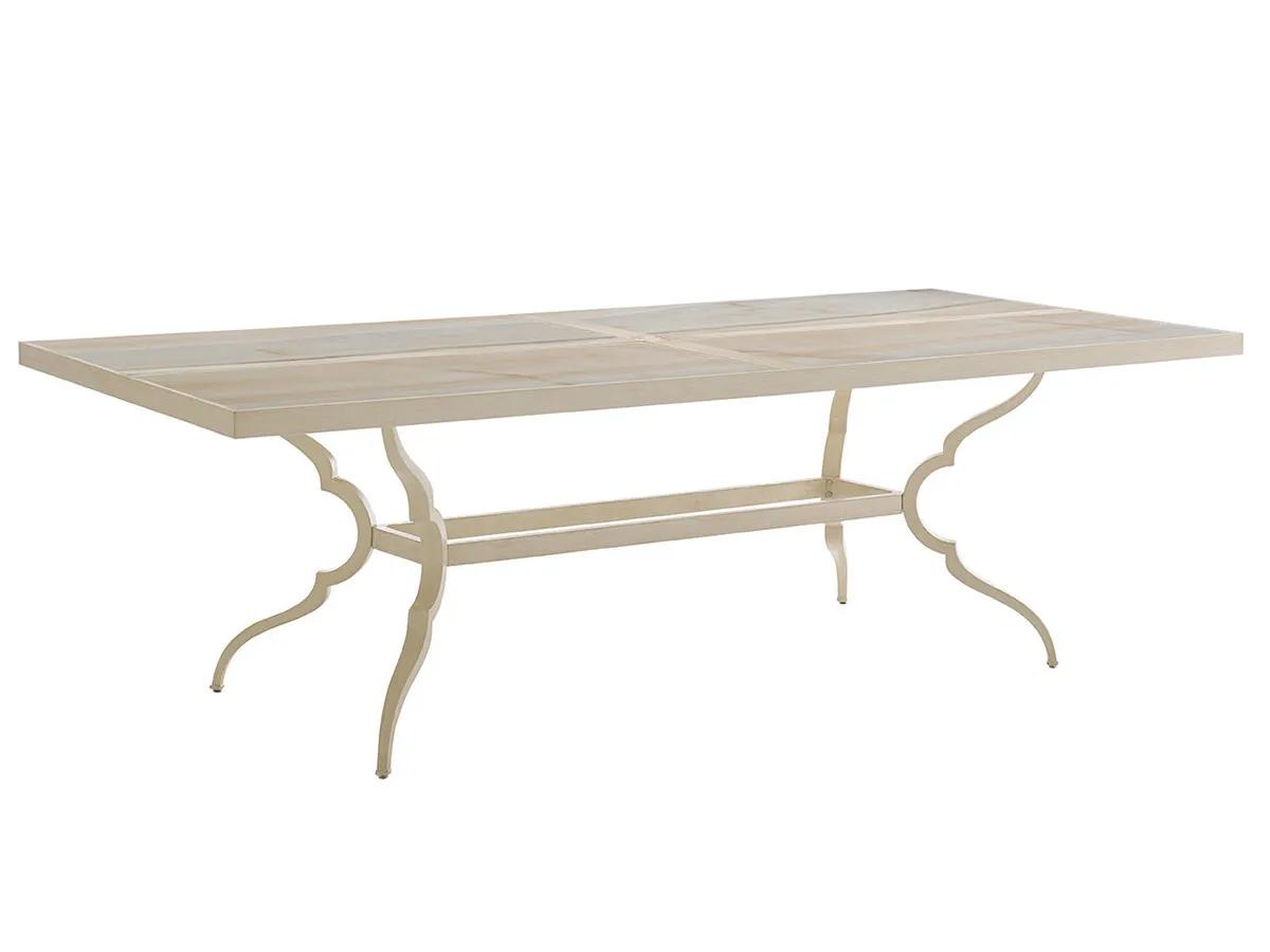 Misty Garden Dining Table W/Porcelain Top