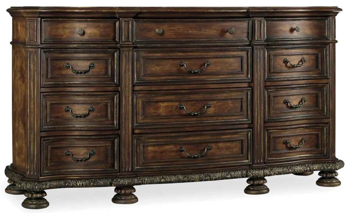 Hooker Furniture Bedroom Adagio Twelve Drawer Dresser
