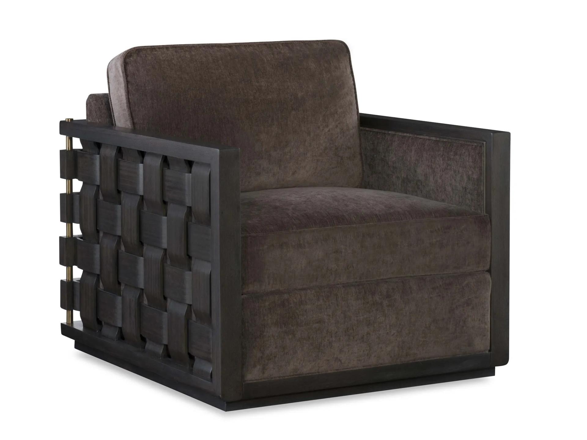 RIVERIA SWIVEL BASKET WEAVE CHAIR