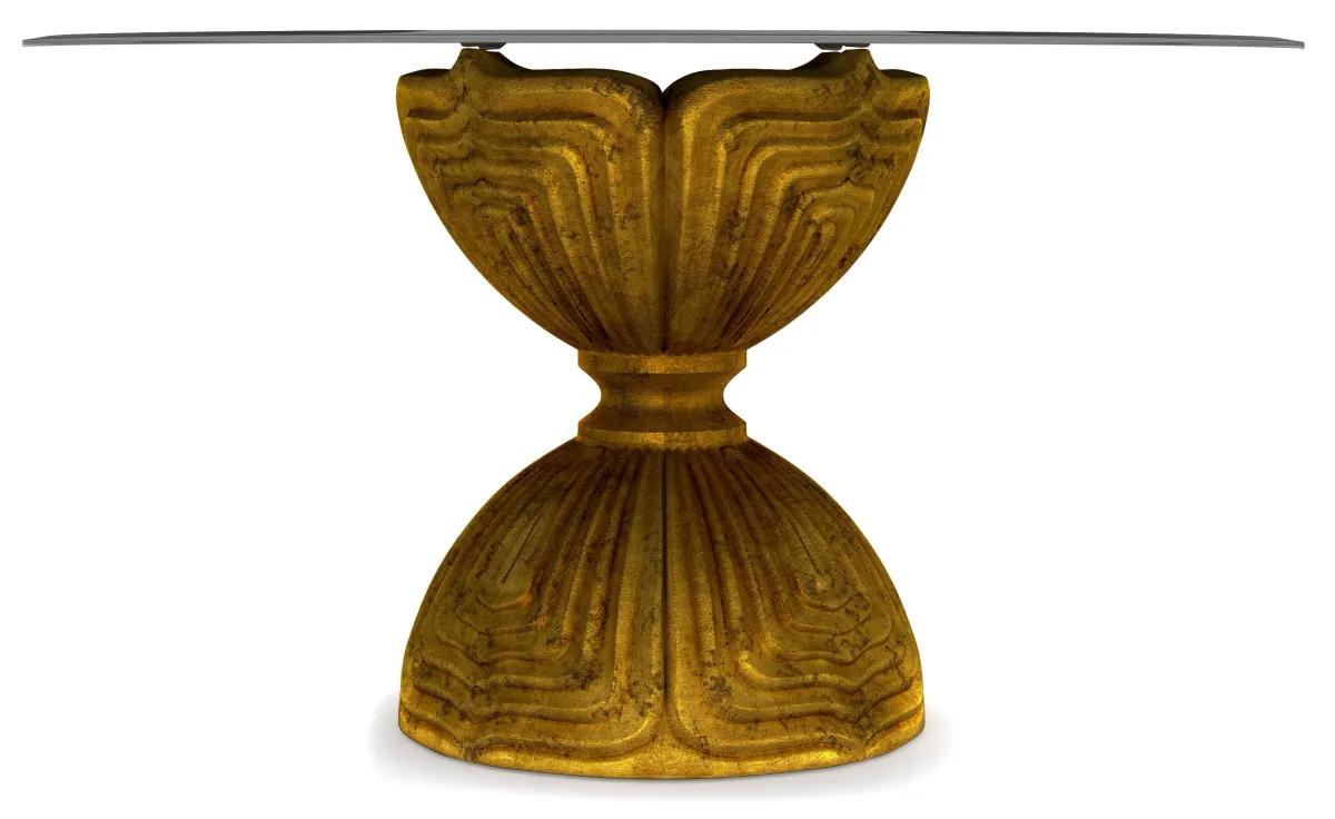 Cynthia Rowley for Hooker Furniture Dining Room Shangri-La Gilded Dining Table Base