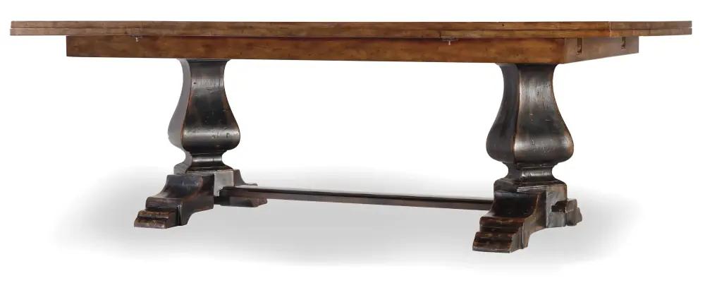 Hooker Furniture Dining Room Sanctuary Refectory Table - Ebony & Drift