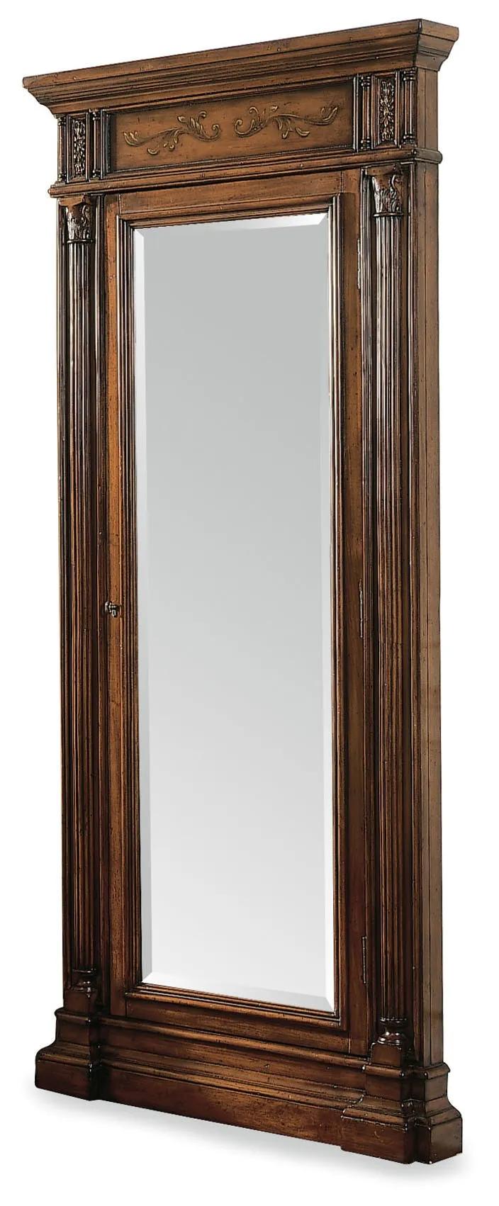 Hooker Furniture Accents Floor Mirror w/Jewelry Armoire Storage