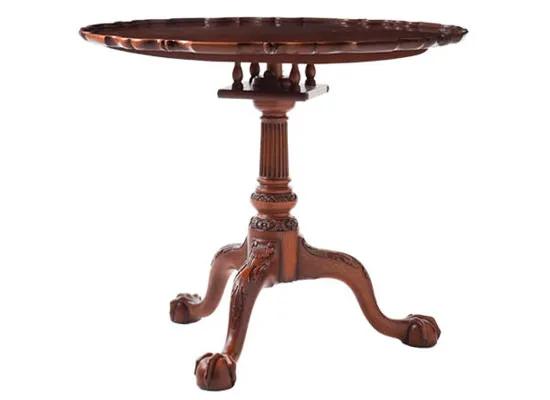 Philadelphia Piecrust Tea Table