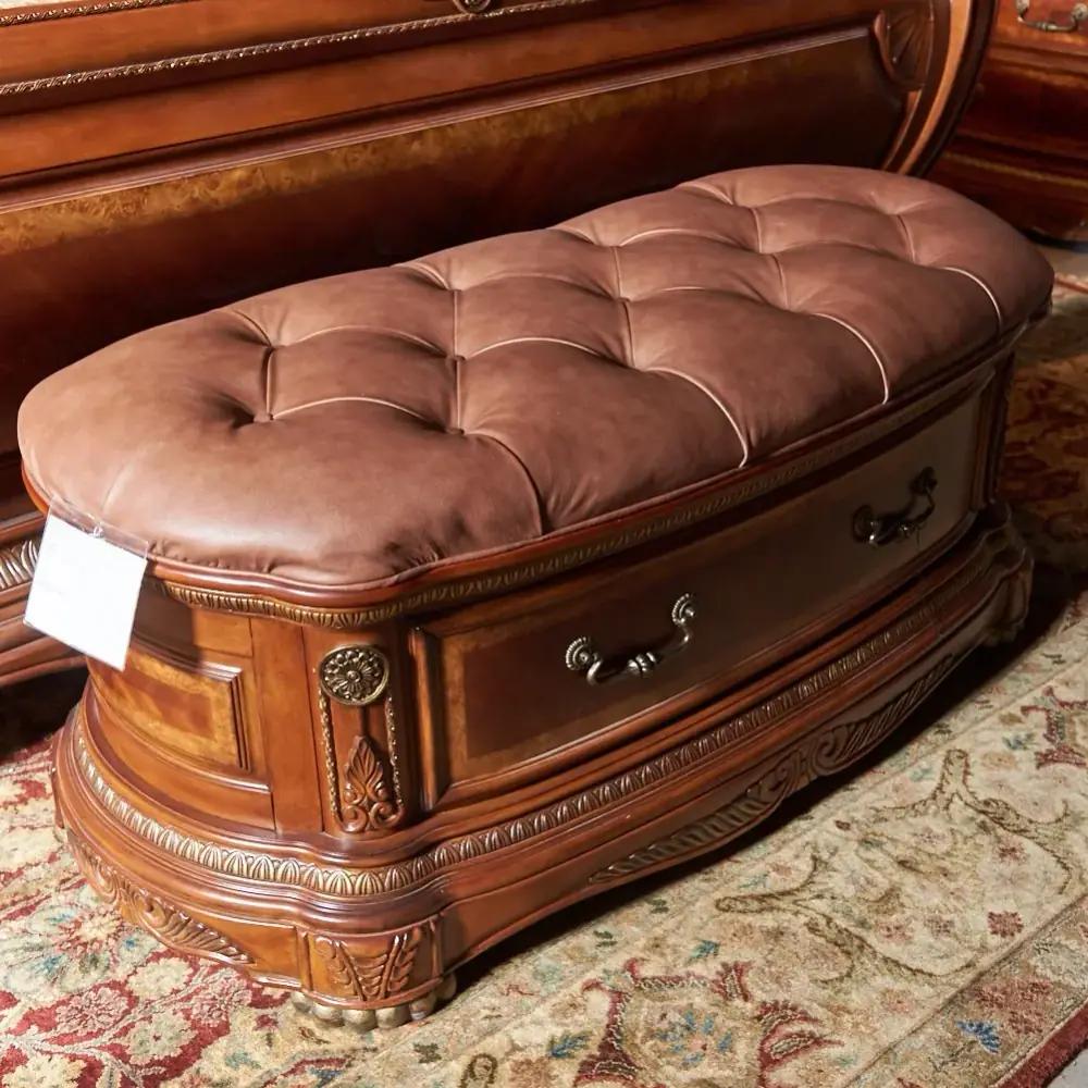 LEATHER BEDSIDE 床尾凳