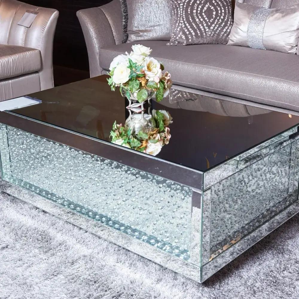 RECT SILVER MIRRORED  咖啡桌