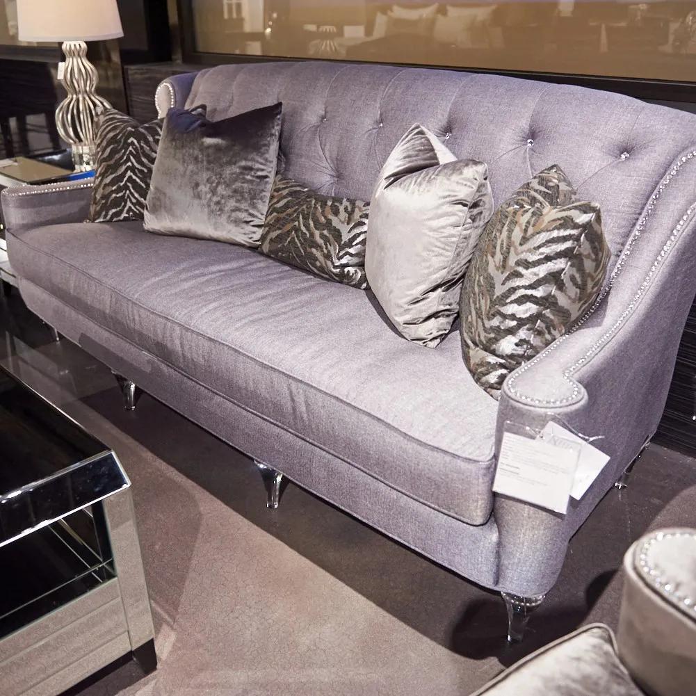 CLEAR WITH CRYSTALS 多人沙发