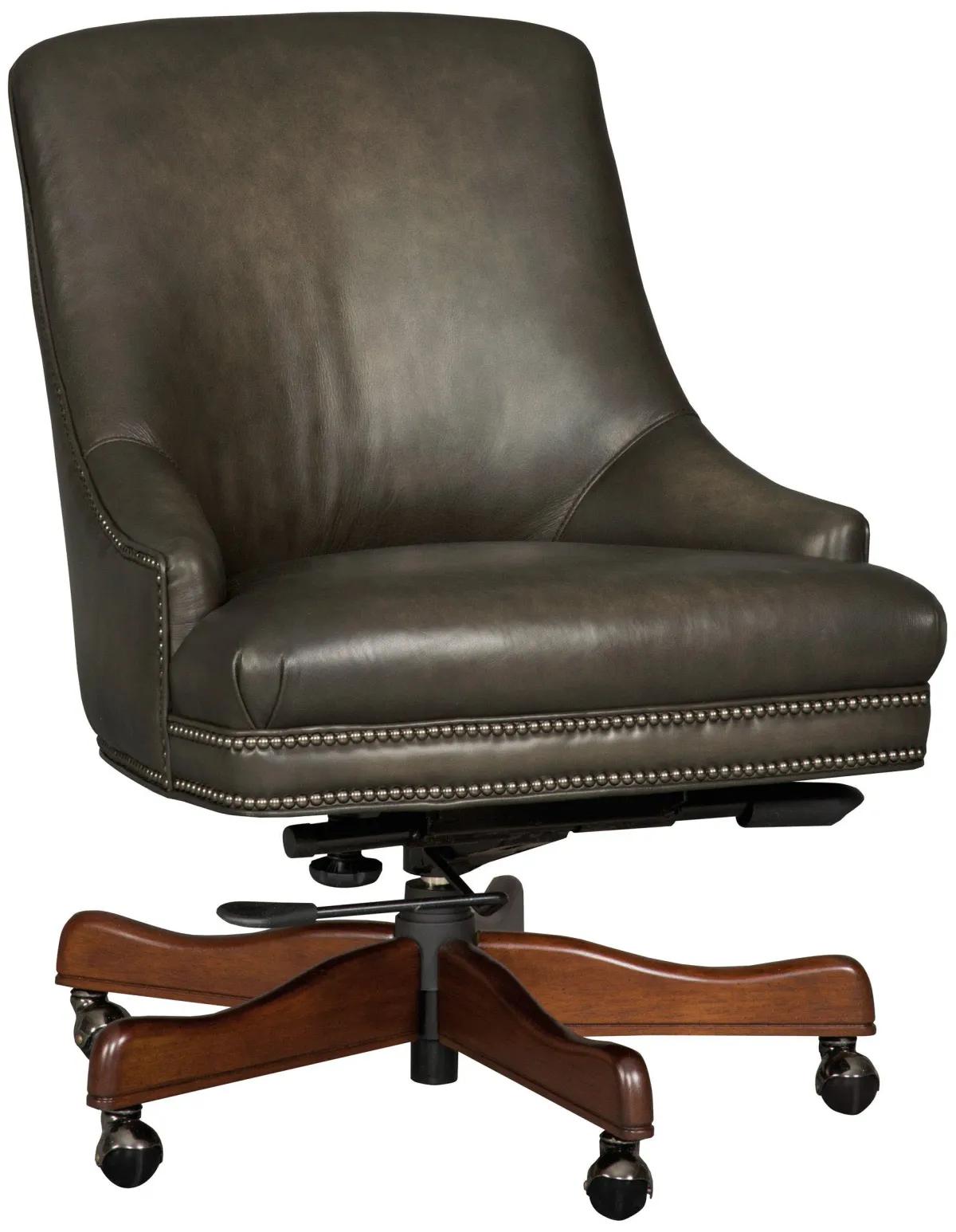 Hooker Furniture Home Office Heidi Executive Swivel Tilt Arm Chair
