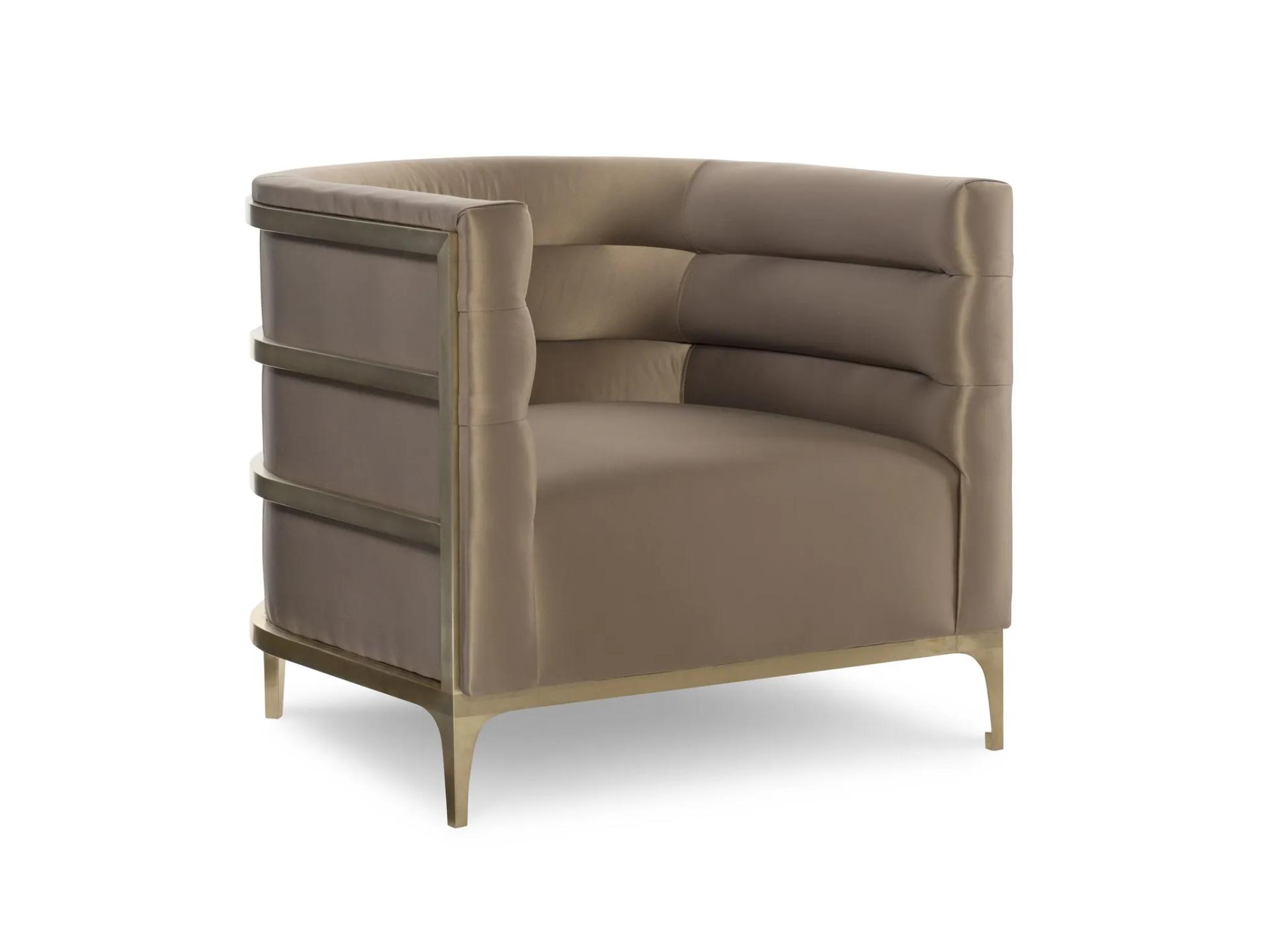 WITHERSPOON LEATHER CHANNEL BACK CHAIR