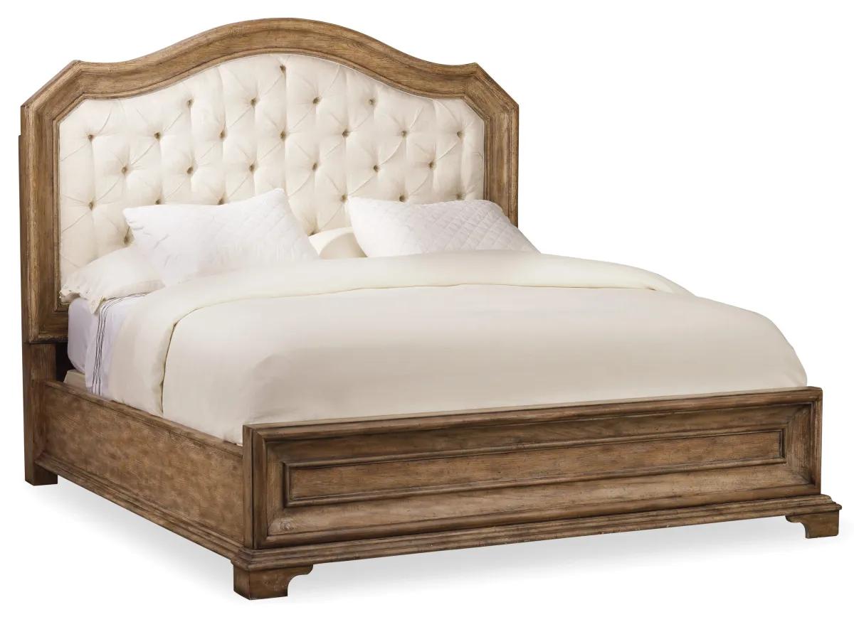 Hooker Furniture Bedroom Solana King Upholstered Panel Bed