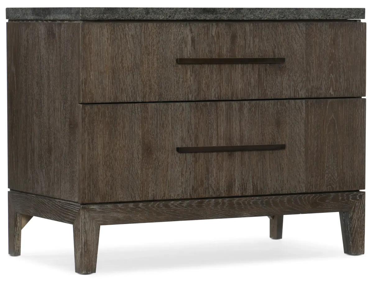 Hooker Furniture Bedroom Miramar Aventura San Marcos Stone Top Nightstand