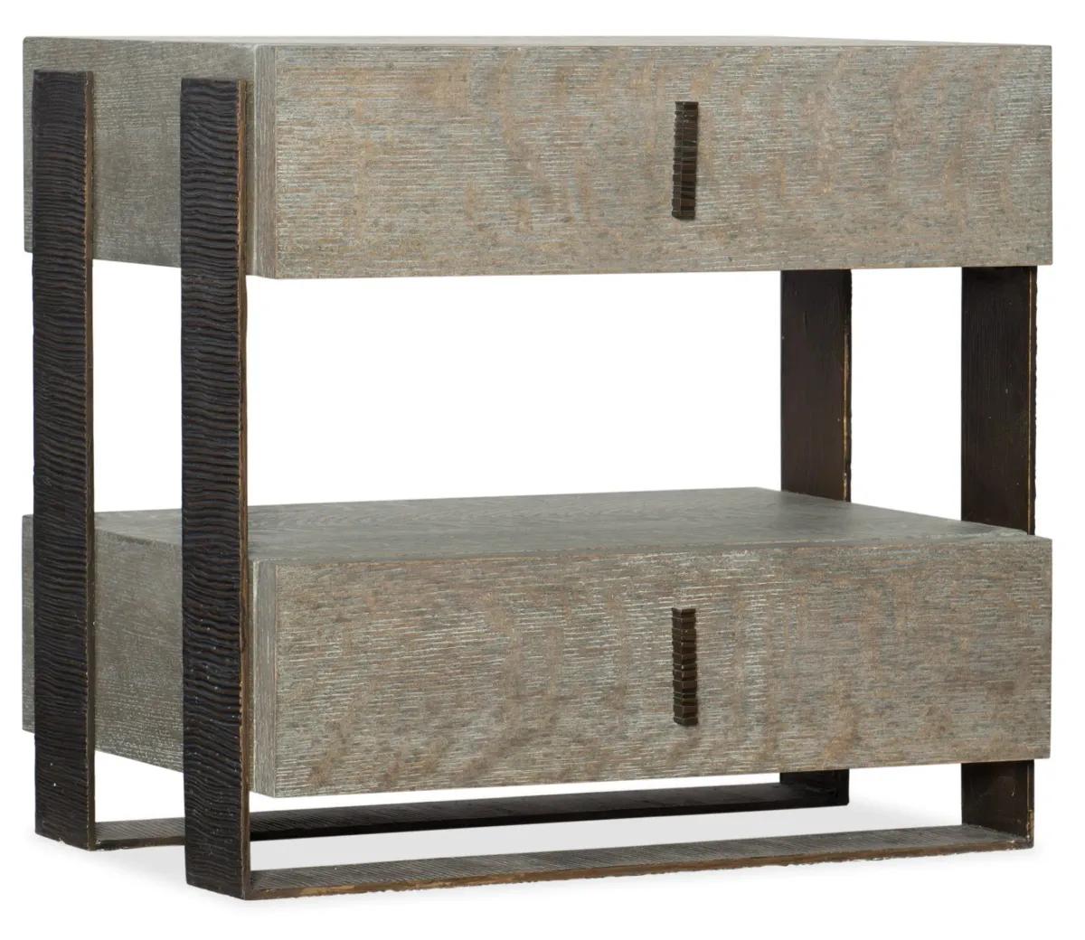 Hooker Furniture Bedroom Miramar Carmel Caspian Two Drawer Telephone Table