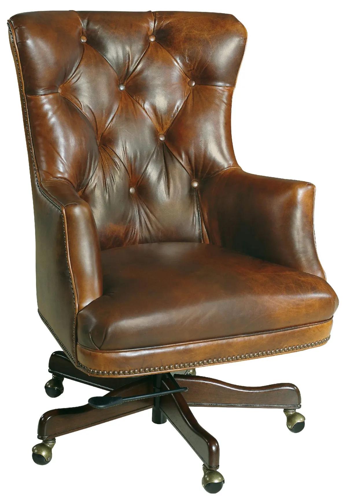 Hooker Furniture Home Office Bradley Executive Swivel Tilt Chair