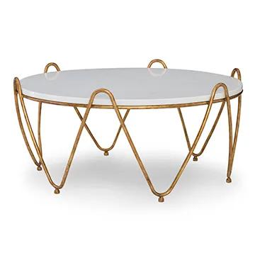 Ambella Rippled Regency Cocktail Table