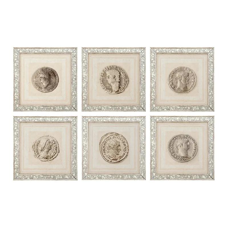 Prints Roman Coins set of 6