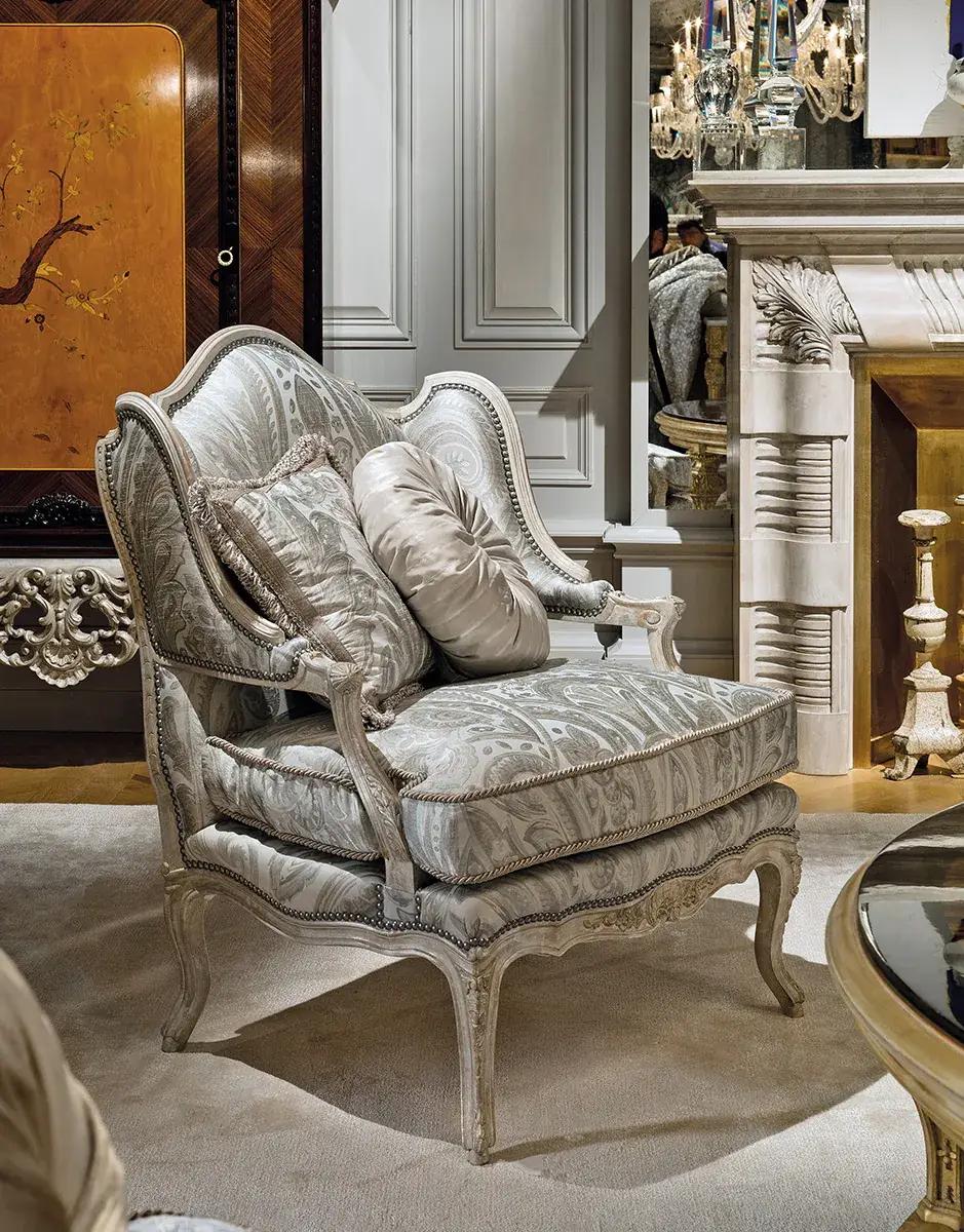 Temple library with marble details.