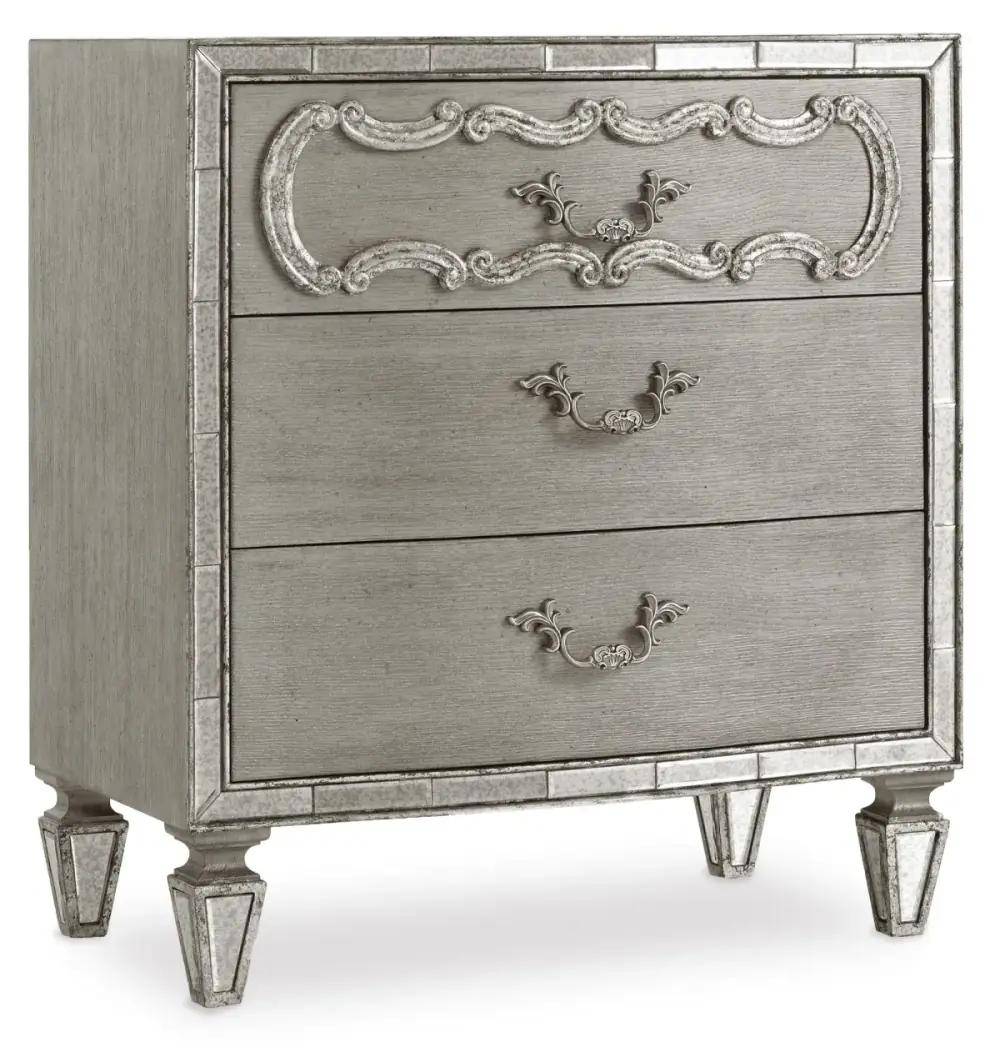 Hooker Furniture Bedroom Sanctuary Three Drawer Nightstand