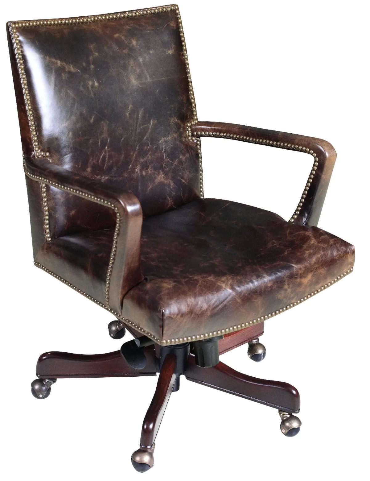 Hooker Furniture Home Office Dougan Executive Swivel Tilt Chair