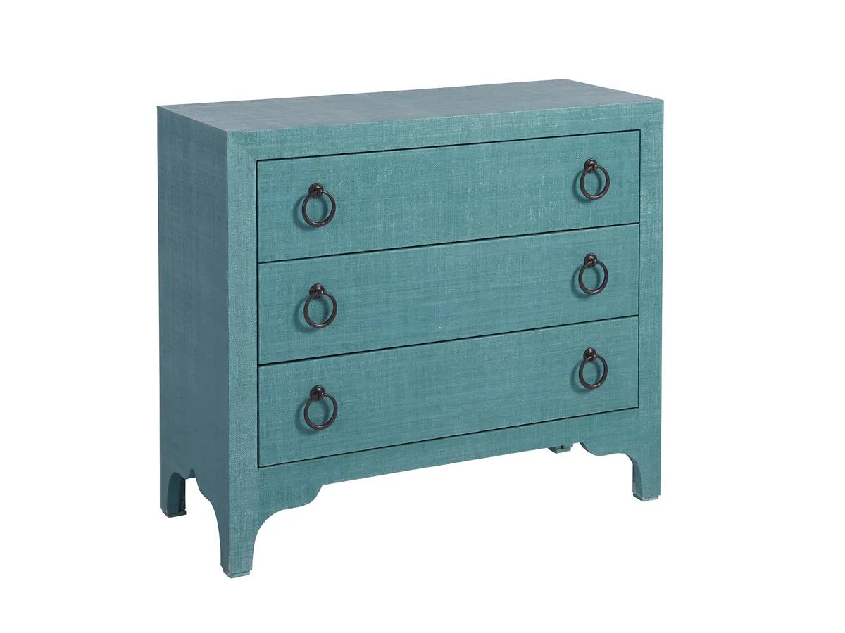 Newport Balboa Island Raffia Hall Chest