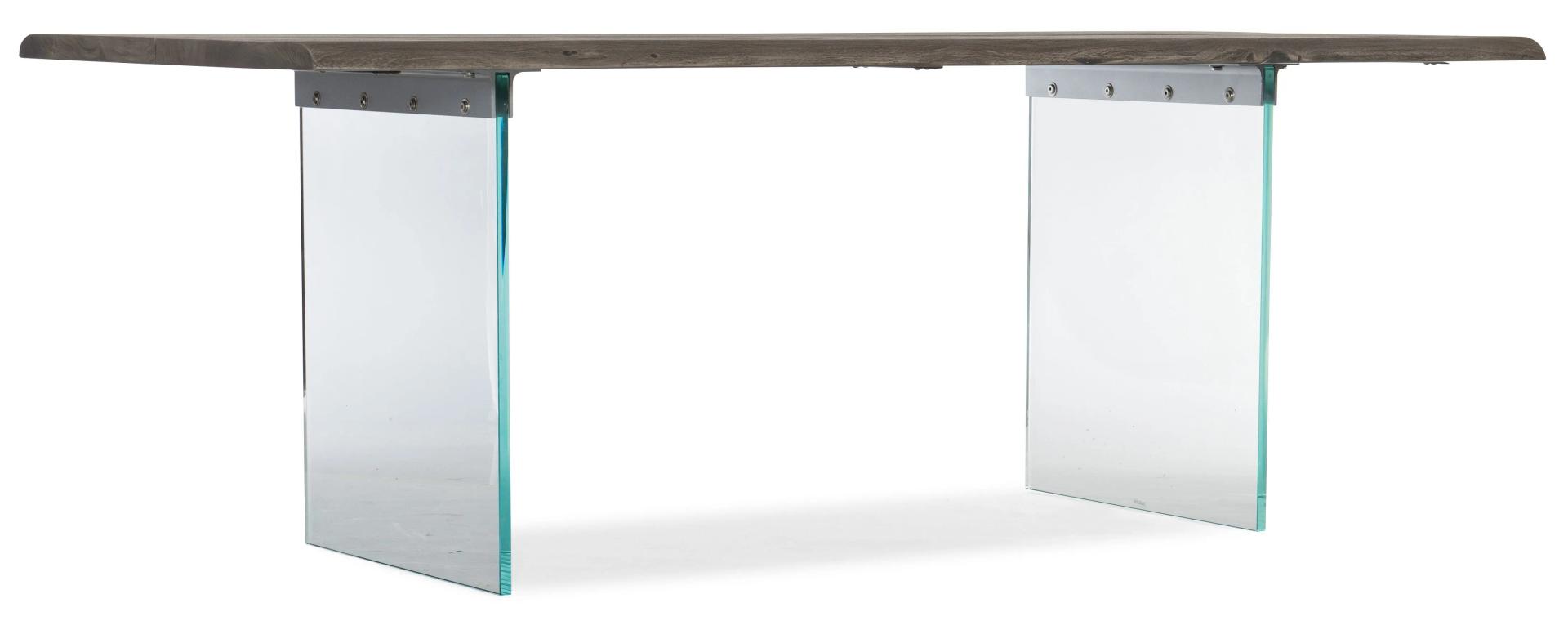 Hooker Furniture Dining Room Organic Dining Table with Glass Legs