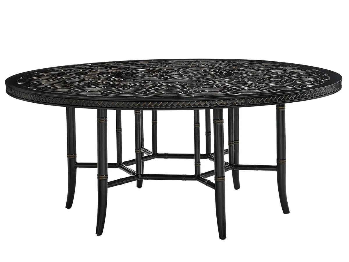 Marimba Dining Table W/Cast Top
