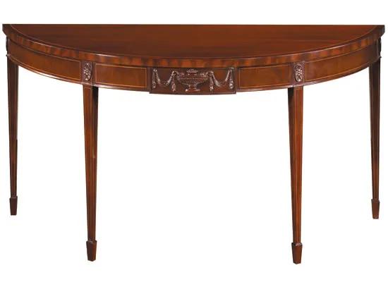 Tudor Place Demi Lune Table
