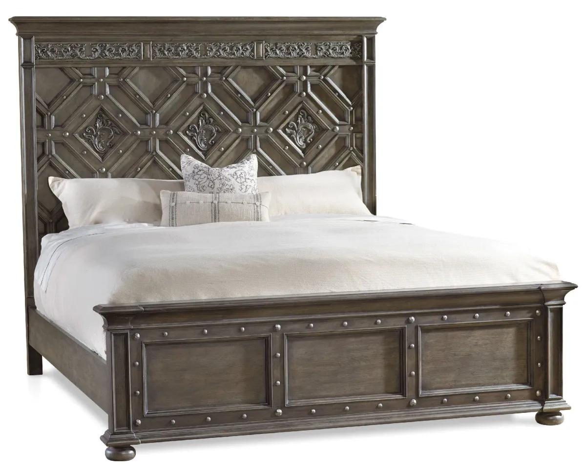 Hooker Furniture Bedroom Vintage West King Wood Panel Bed