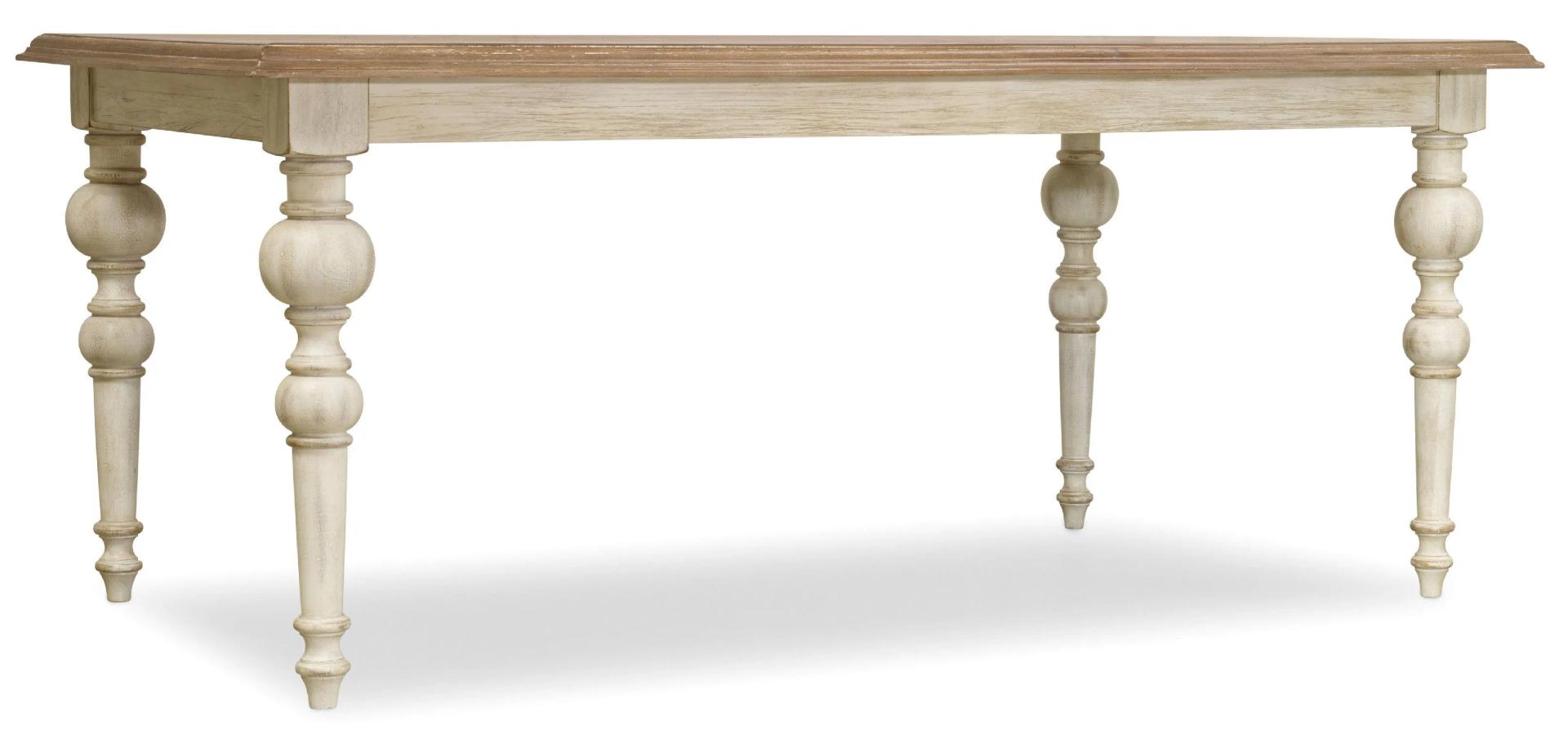 Hooker Furniture Dining Room Sunset Point Rectangle Dining Table with Two 18