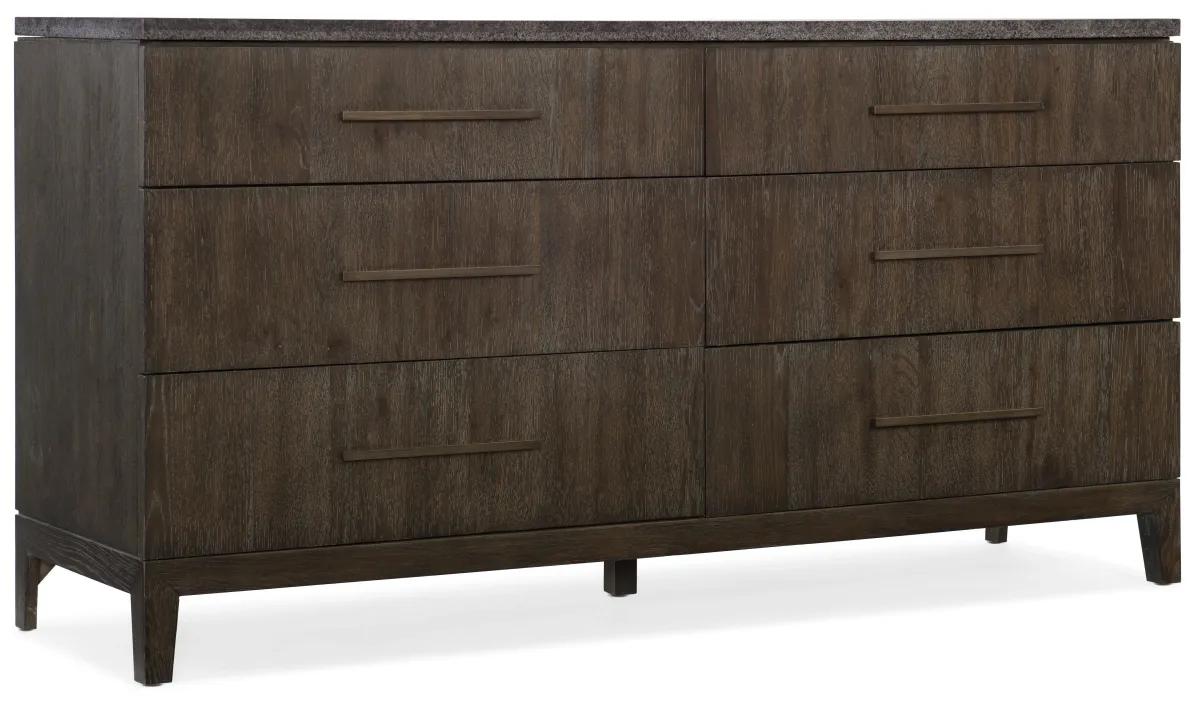 Hooker Furniture Bedroom Miramar Aventura Raphael Six-Drawer Dresser