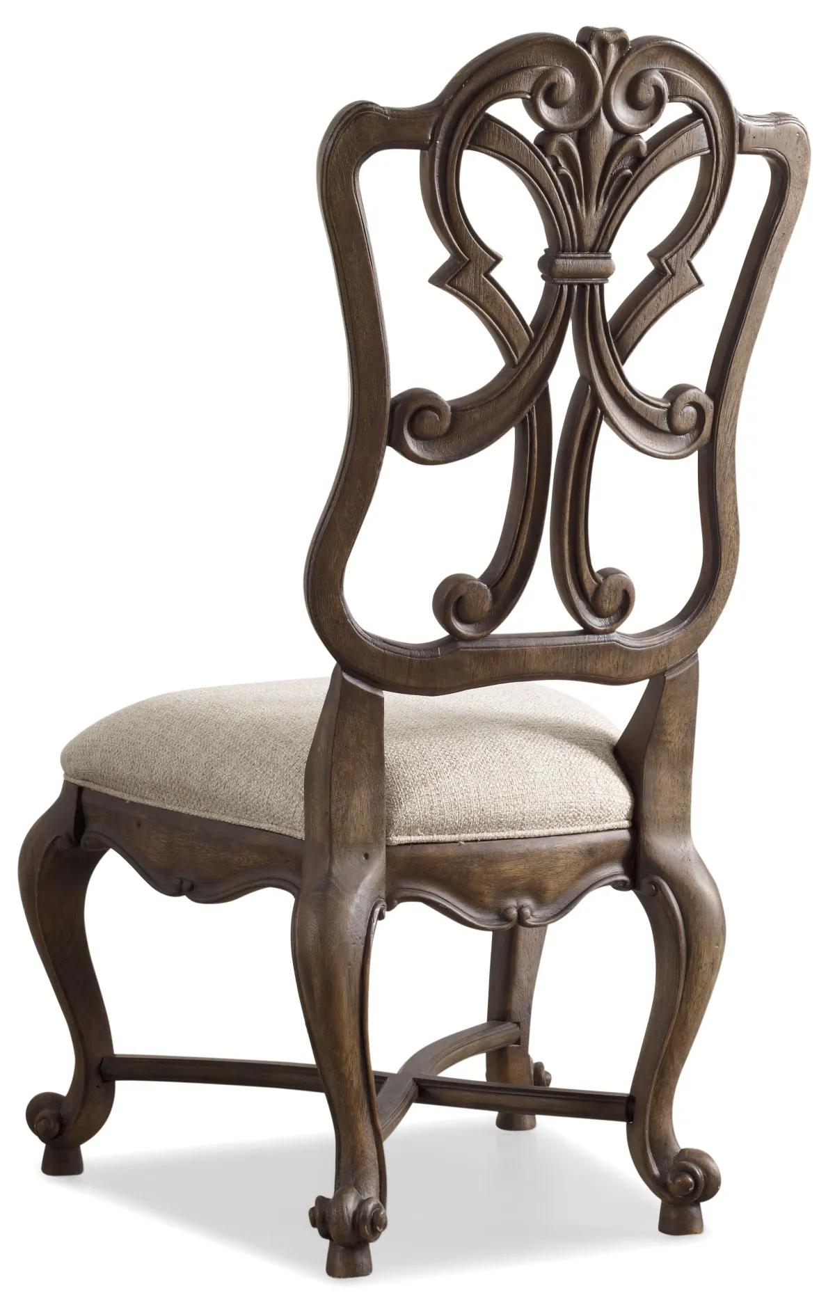 Hooker Furniture Dining Room Rhapsody Wood Back Side Chair