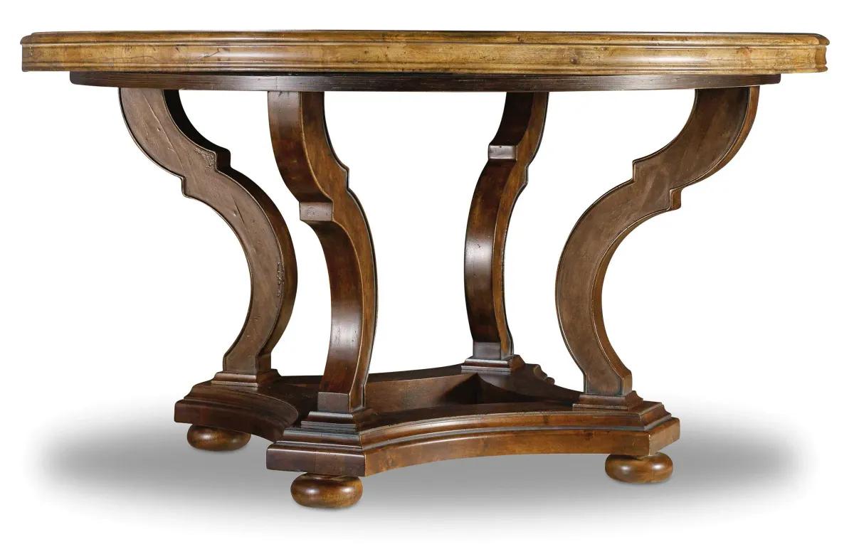 Hooker Furniture Dining Room Archivist 54in Round Dining Table w/1-18in Leaf