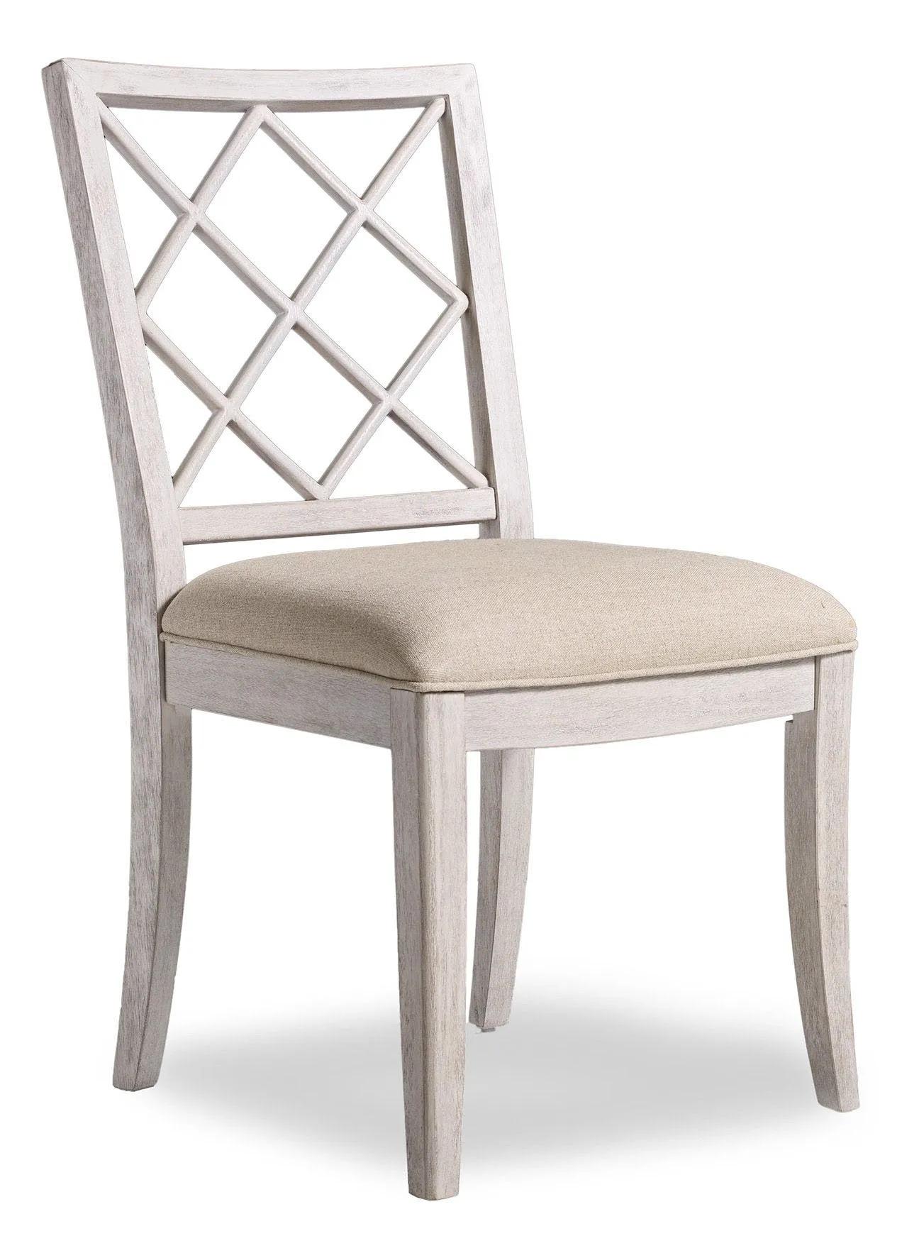 Hooker Furniture Dining Room Sunset Point Upholstered X-Back Side Chair