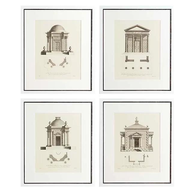 Prints Architecture set of 4