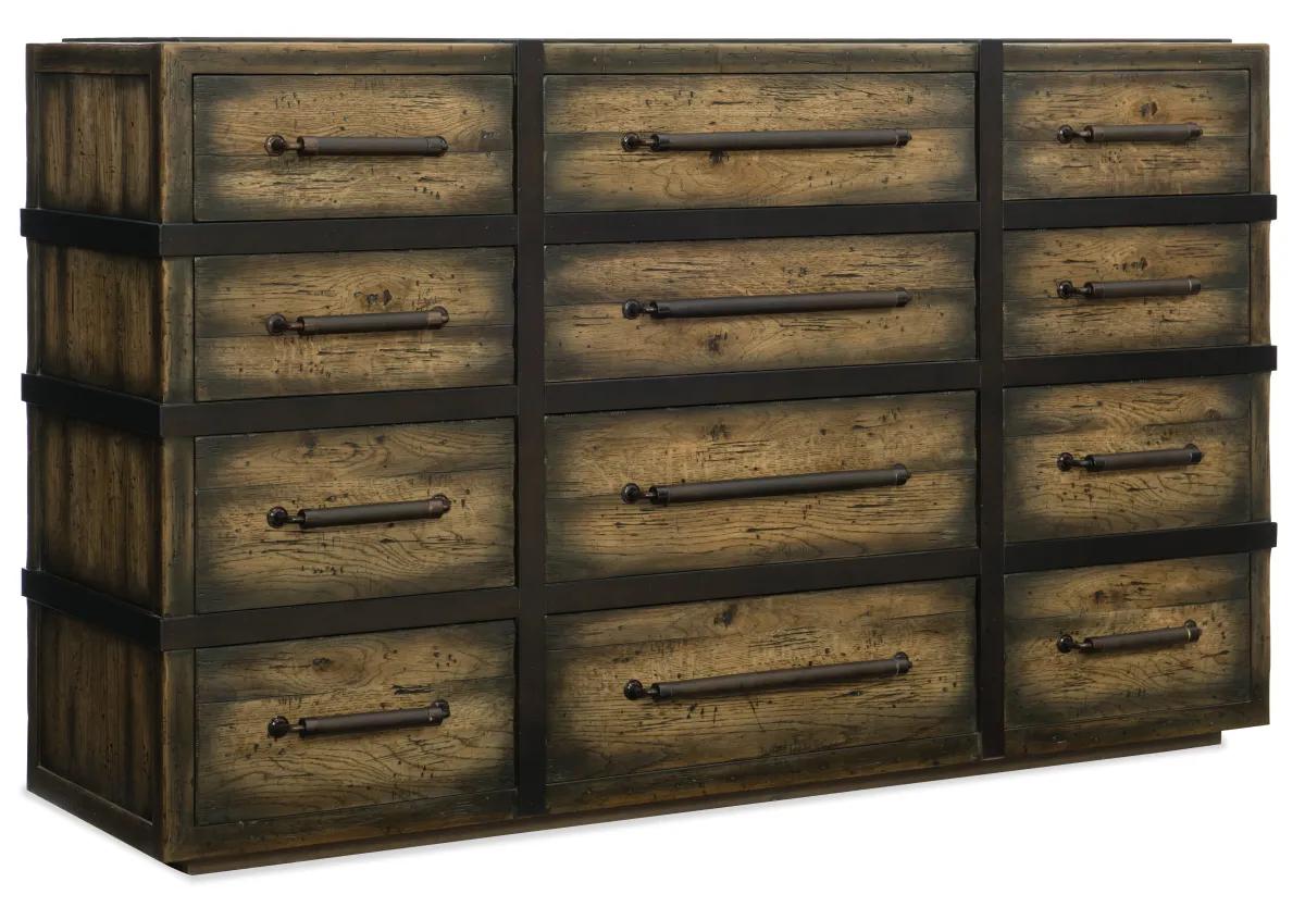 Hooker Furniture Bedroom Crafted Twelve-Drawer Dresser