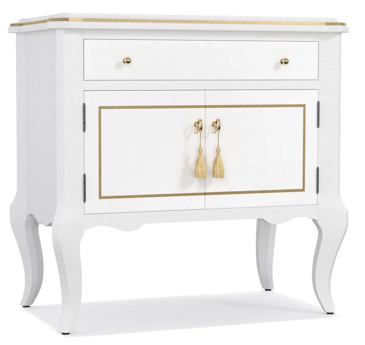 Cynthia Rowley for Hooker Furniture Bedroom Mystique One-Drawer Two Door-Nightstand