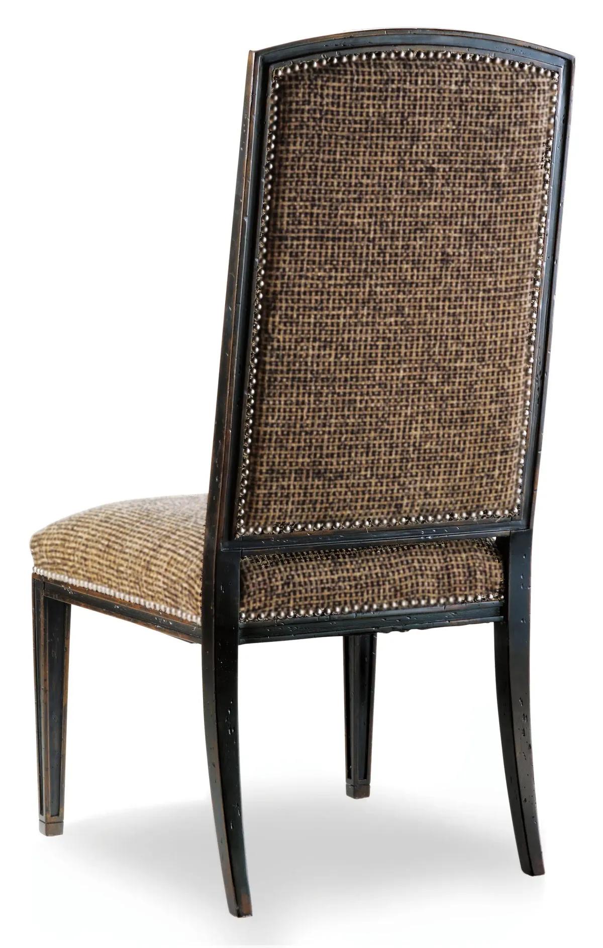 Hooker Furniture Dining Room Sanctuary Mirage Side Chair-Ebony