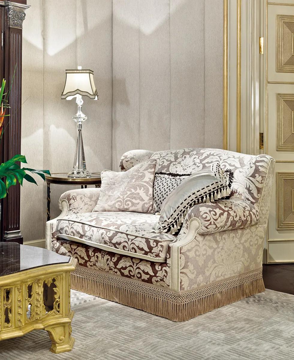 Desk with leather top and brass details