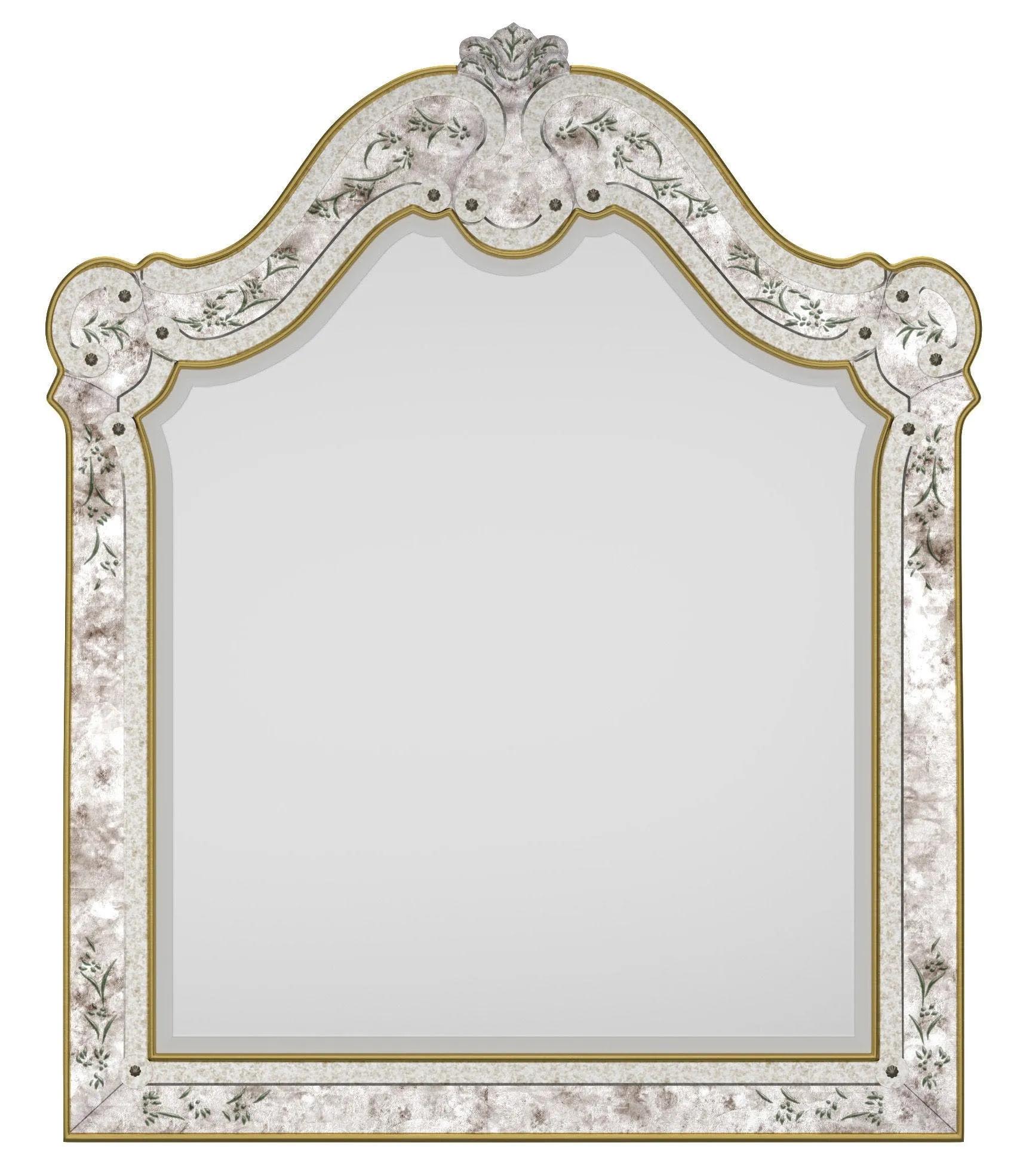 Cynthia Rowley for Hooker Furniture Bedroom Swirl Venetian Mirror