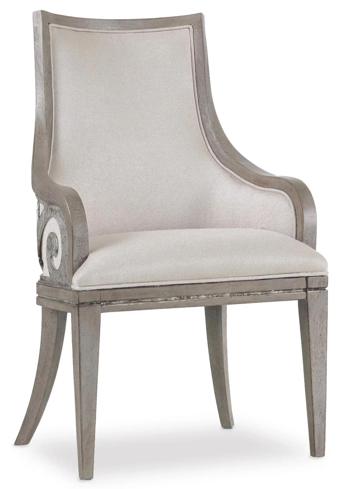 Hooker Furniture Dining Room Sanctuary Upholstered Arm Chair