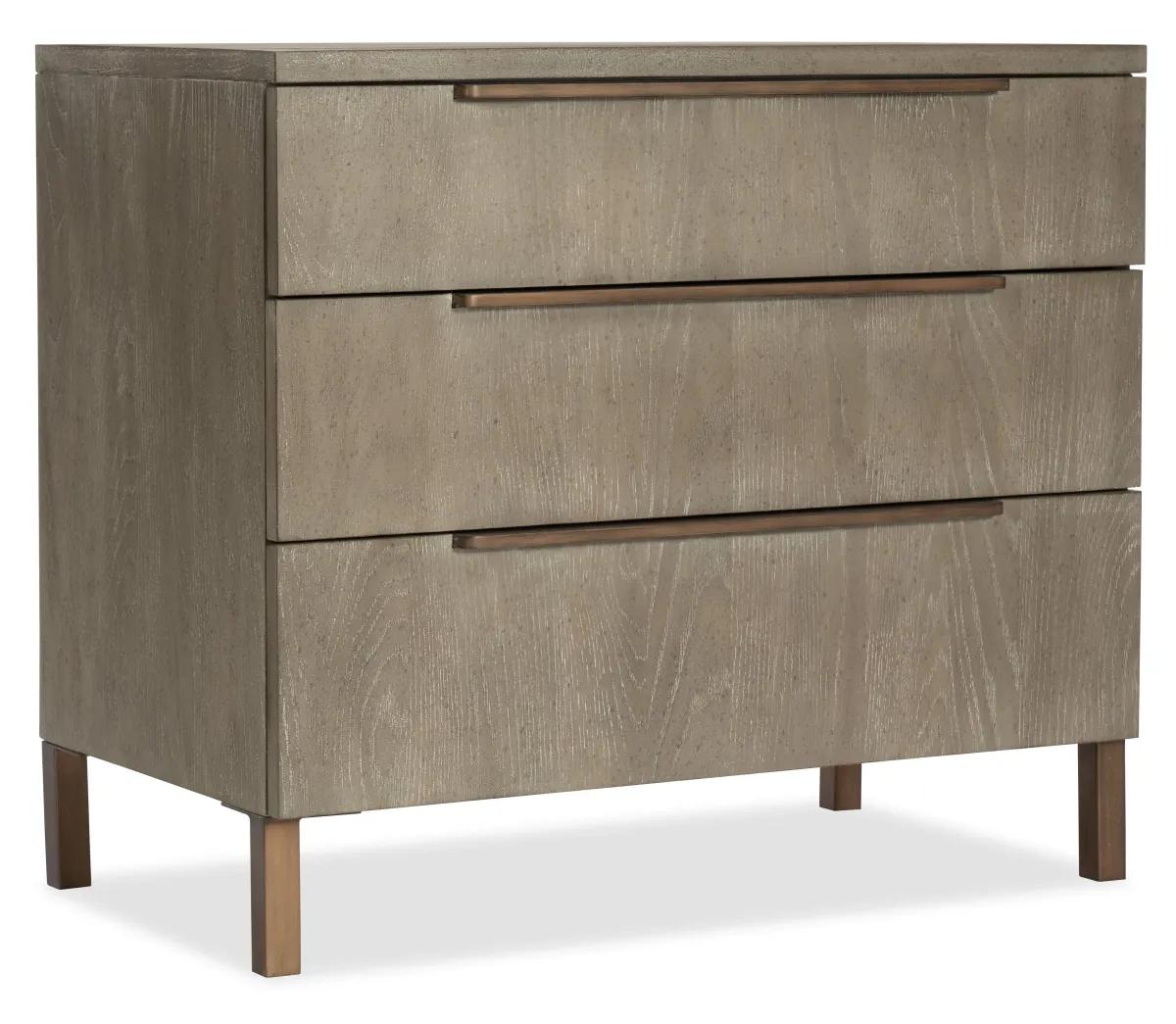 Hooker Furniture Bedroom Pacifica Three-Drawer Nightstand