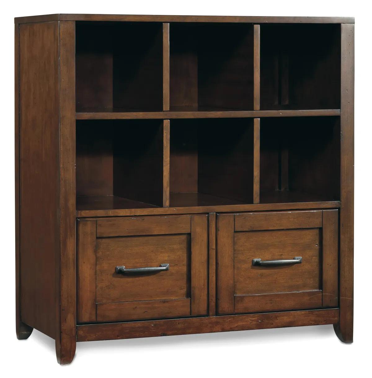 Hooker Furniture Home Office Wendover Utility Bookcase Pedestal