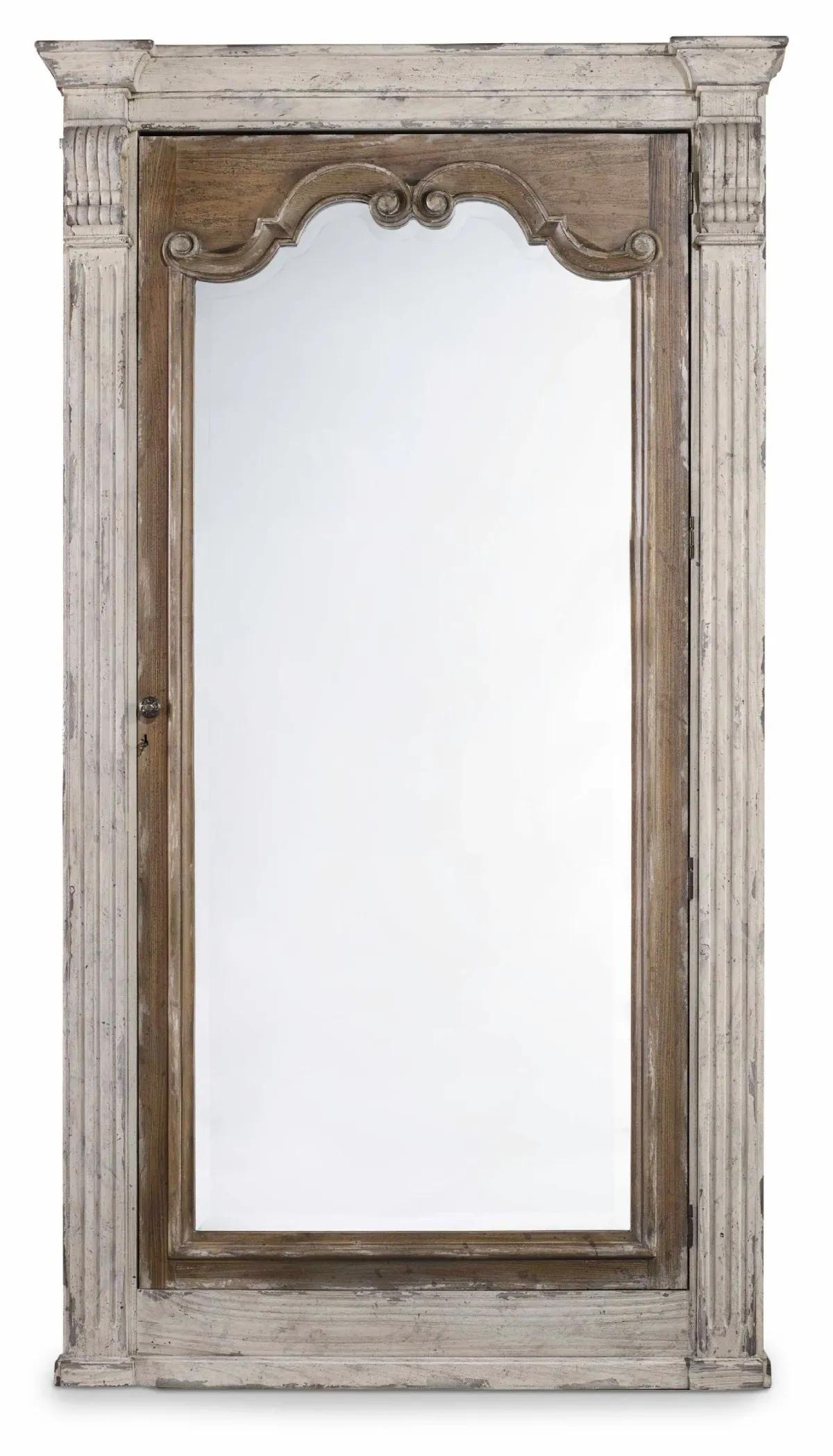 Hooker Furniture Accents Chatelet Floor Mirror w/Jewelry Armoire Storage