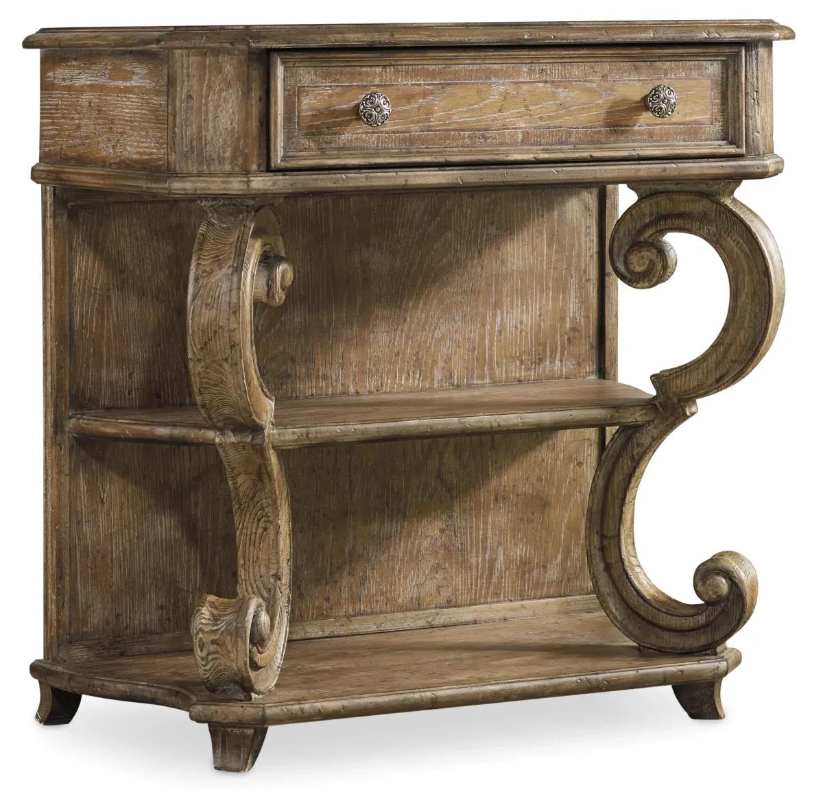 Hooker Furniture Bedroom Solana One-Drawer Leg Nightstand