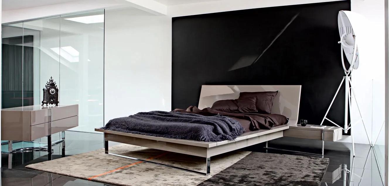 DIAPASON BED WITH NIGHTSTANDS