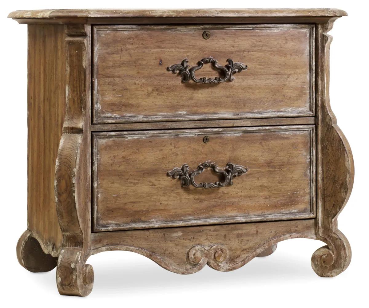 Hooker Furniture Home Office Chatelet Shaped File Chest