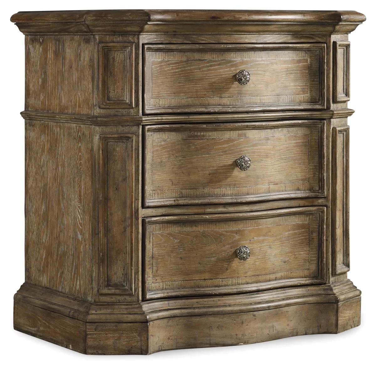 Hooker Furniture Bedroom Solana Three-Drawer Nightstand