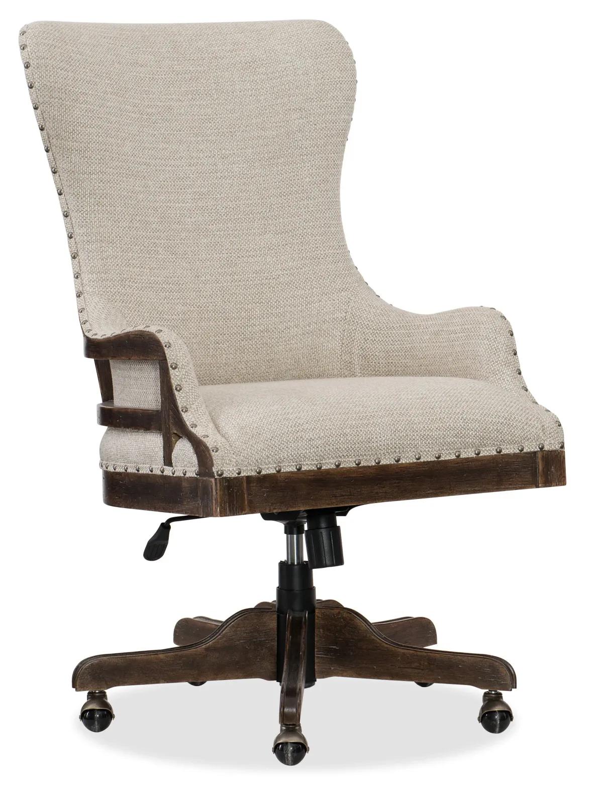 Hooker Furniture Home Office Roslyn County Deconstructed Tilt Swivel Chair